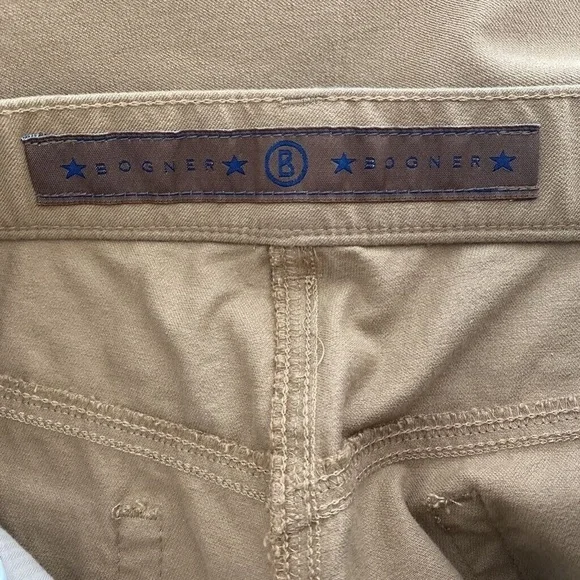 Bogner Womens WB Straight Leg Jeans Brown Stretch Medium Wash High Rise Denim 30 - Picture 4 of 6